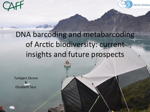EKREM DNA barcoding and metabarcoding of Arctic biodiversity