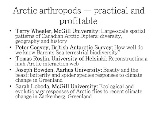 Hoye Arctic arthropods – practical and profitable Dec3