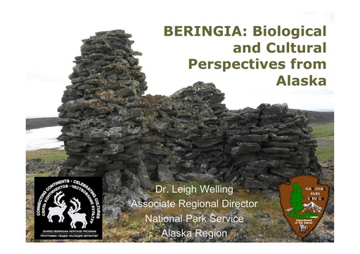 The biocultural landscape of Beringia - An Alaskan perspective: Leigh Welling