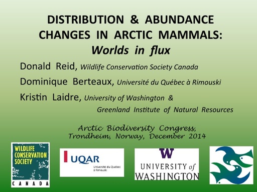 REID Distribution Arctic Mammals Dec 3 1030