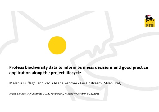 Biodiversity data in decision making, how global data support businesses: Melania Buffagni