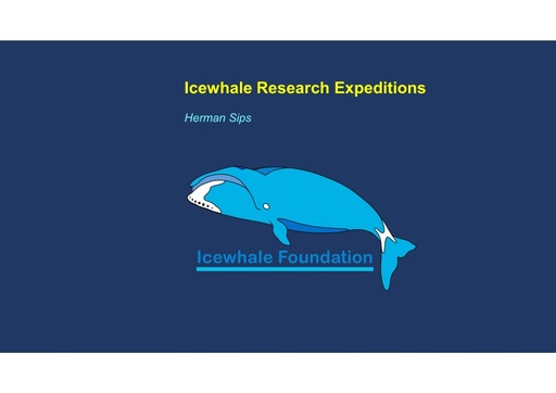 Proposed inventories of Bowhead whale distribution and behavior in the dynamic drift ice zone in the Fram Strait during the polar winter: Herman Sips
